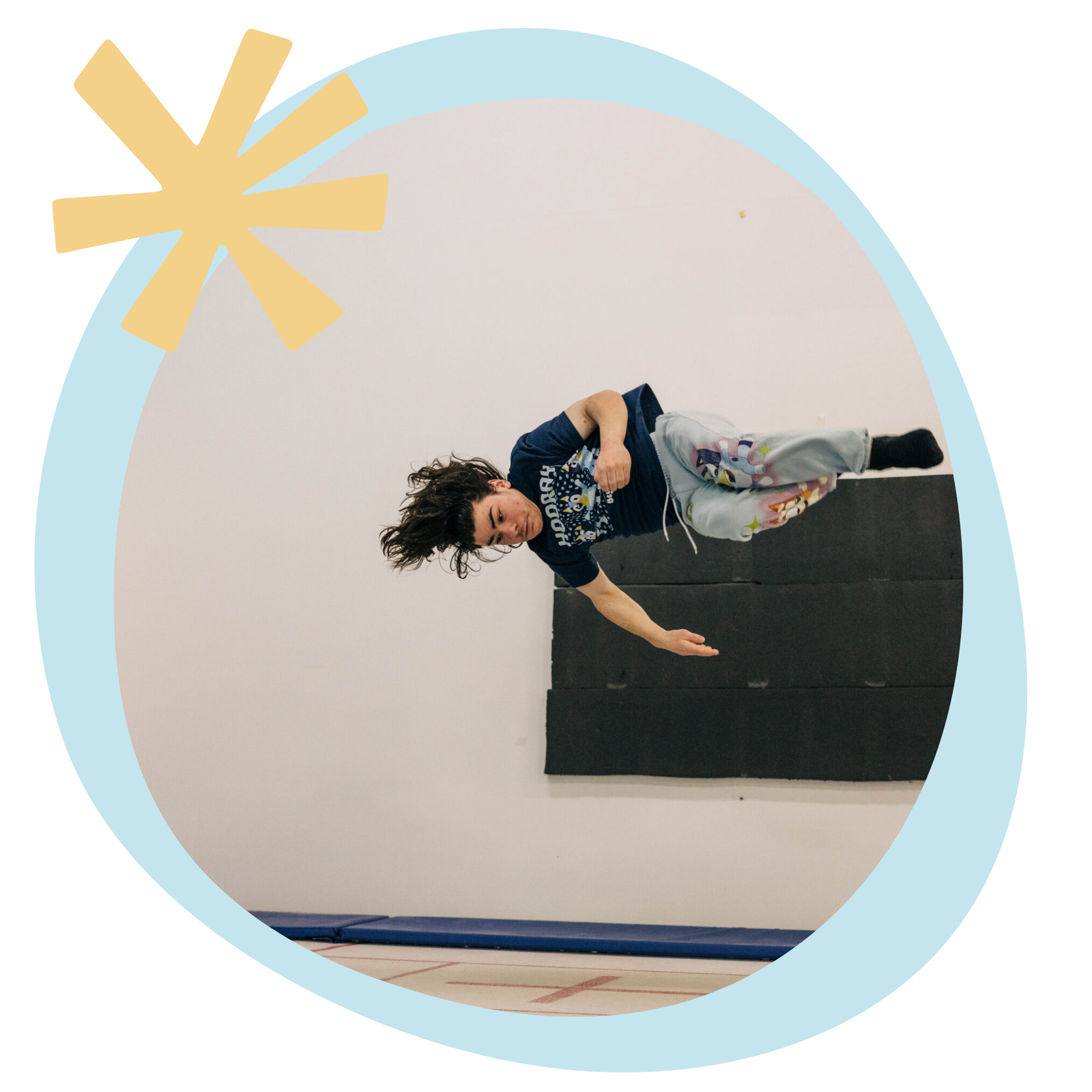 trampoline classes in winchester va for all ages stretching session