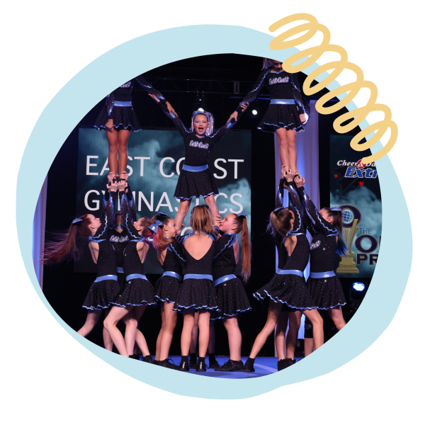 winchester va cheer classes dancers performing at competition